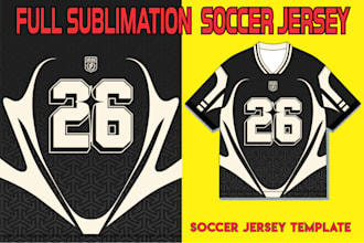 design full sublimation soccer jersey and football uniform