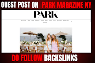 write and publish article on park magazine ny