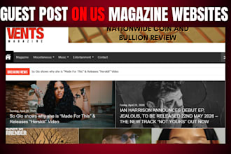 write and publish articles on ventsmagazine and techbullion