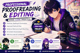 proofread and edit your documents professionally