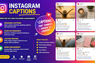 write engaging instagram captions and content ideas