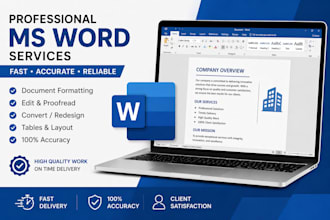 professionally format ms word documents and fix layout fast