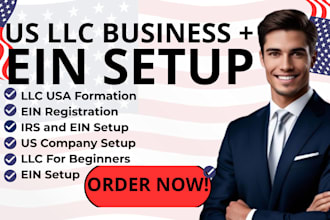 register a US llc business and setup ein registration for beginners