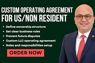 write your llc operating agreement to avoid partner dispute