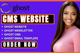 build ghost cms blog website ghost newsletter automation ghost website migration
