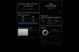 create investor ready pitch deck presentation