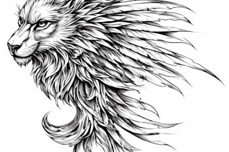 design a custom tribal tattoo with animal