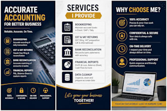 do bookkeeping, accounting, vat and financial reports