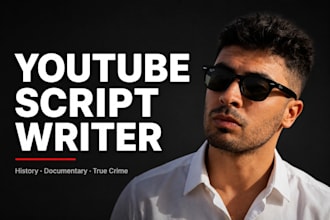 write a youtube history script for documentary channels