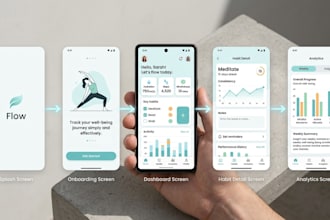 design mobile app UI UX with smooth user flow