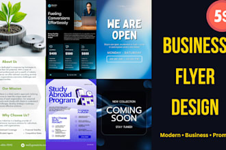design professional business flyers and posters
