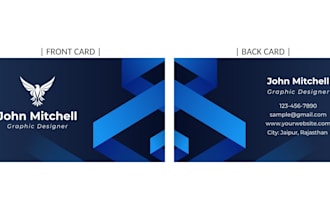 design a premium business card for your brand