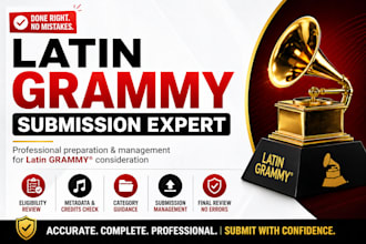 prepare your album for latin grammy submission