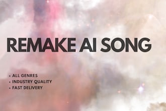 recreate or remake ai song into HQ instrumental beat