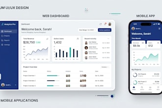 design premium UI UX for web and mobile