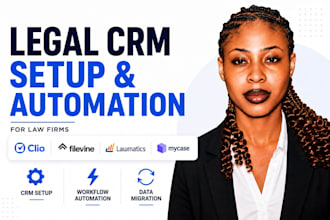 setup automate clio filevine lawmatics mycase practicepanther leap for law firms