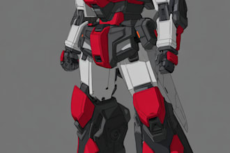draw any concept, item, fantasy, armor, mecha