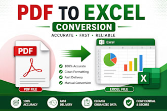 convert PDF to excel accurately with clean formatting