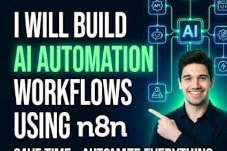 build ai automation workflows using n8n and apis