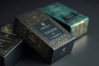 do aesthetic coffee bag packaging, stickers and label design
