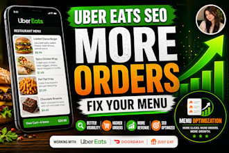optimize your restaurant menu for uber eats and doordash