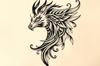 tribal tattoo design contact me for tribal tattoo