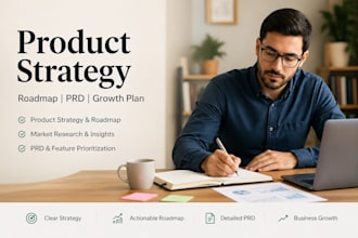 develop a product roadmap and strategy for your business