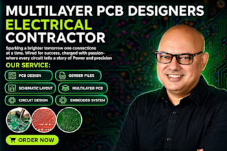design pcb layout and circuit schematics with