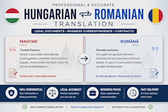 translate hungarian legal documents into professional romanian