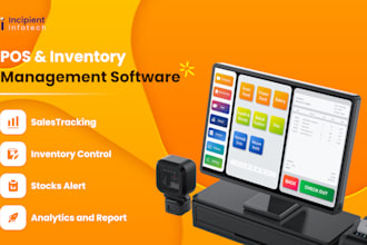 develop a custom pos, stock management and invoicing system