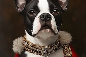 draw a realistic animal or pet portrait illustration