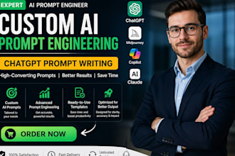 create high converting, custom ai prompt engineering, chatgpt prompt, midjourney
