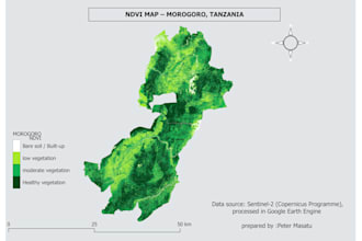 do gis mapping and spatial analysis using qgis, arcmap and google earth engine