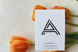 design a modern minimalist business logo with source files