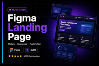 create a stunning responsive website UI design in figma