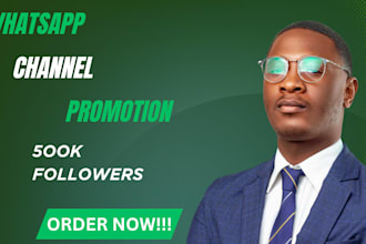 grow your whatsapp channel 500k followers whatsapp channel promotion