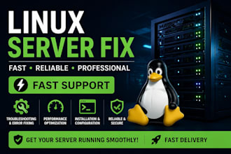 fix linux server issues, errors and performance problems