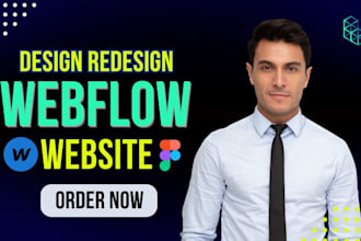 clone and design a custom webflow website, landing page or webflow cms site
