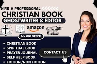 ghostwrite edit christian spiritual book prayer journal