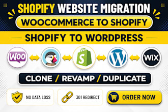 shopify store migration wordpress to shopify woocommerce to shopify migration