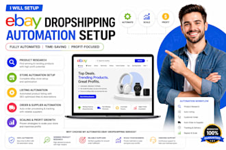 set up ebaydropshipping automation store ebaylist for smooth and easy management