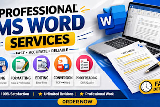 do ms office work, excel data entry, word formatting and powerpoint prese