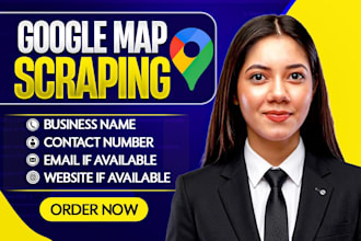do google map scraping for b2b lead generation with emails