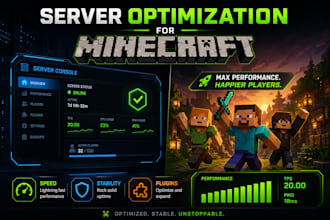 optimize your spigot, paper, or purpur server for max performance
