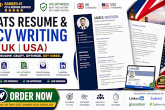 revamp craft CV writing UK USA ats resume maker build cover letter and linkedin