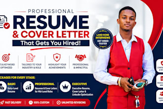 professionally rewrite, CV, revamp ats resume and cover letters