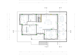 redraw floor plans in autocad from PDF or image to dwg