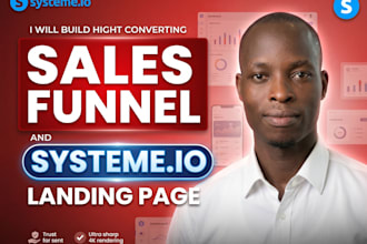 build high converting sales funnel on systeme io