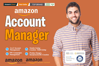 be your amazon account manager, seller and vendor expert