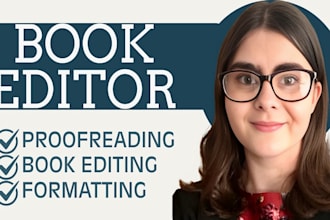 be non fiction book editor and manuscript developmental editing